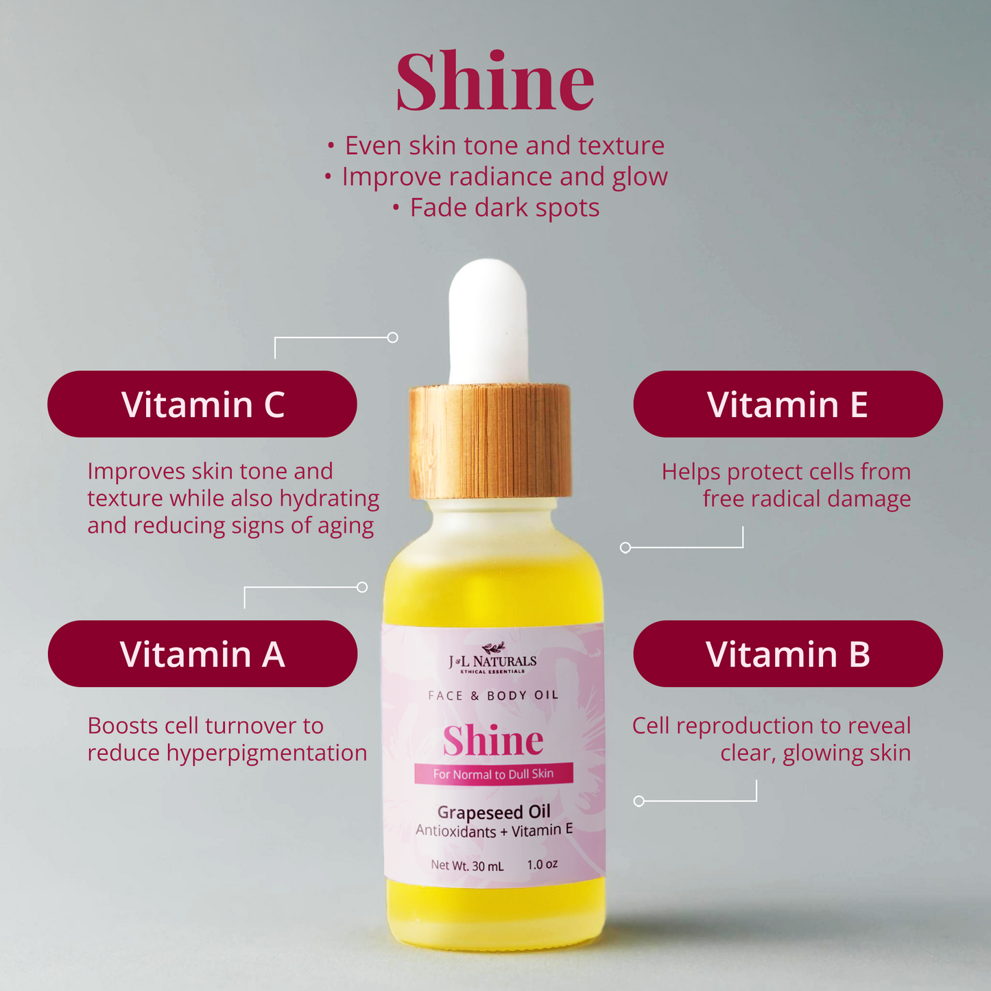 Natural Face & Body Oil (Duo)