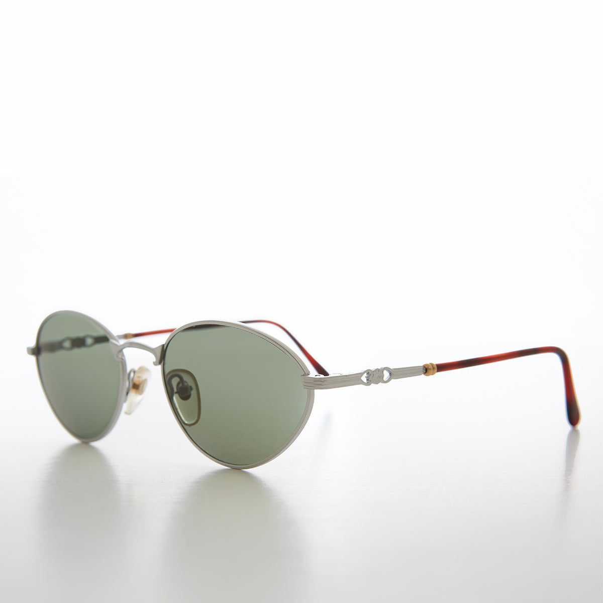 Simple Oval Minimal Vintage Sunglasses - Torres-3