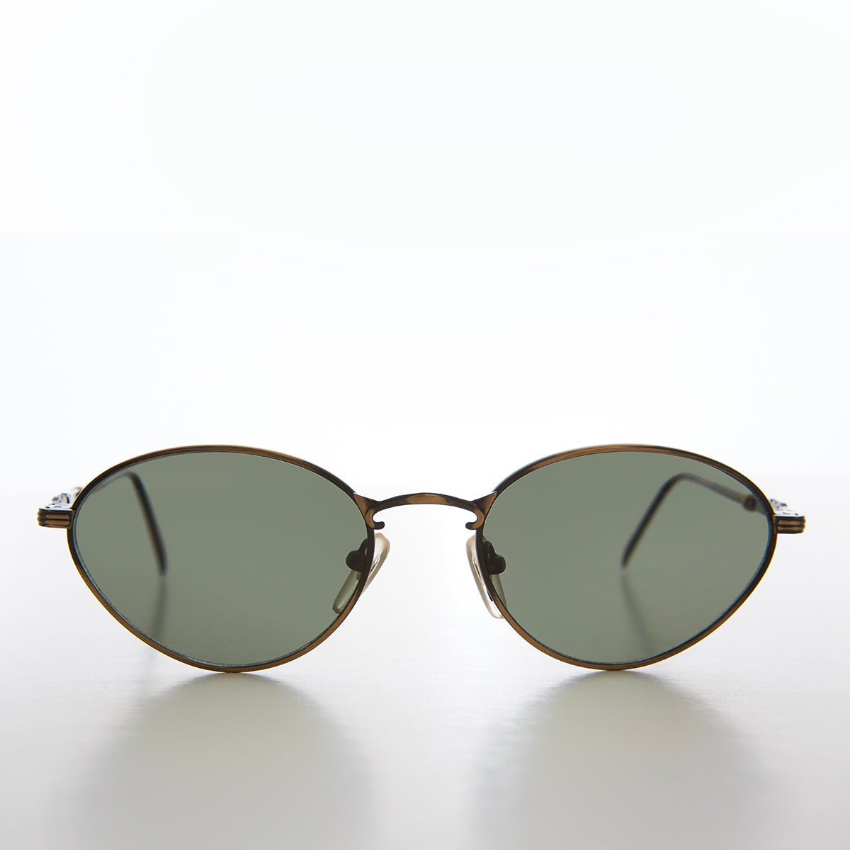 Simple Oval Minimal Vintage Sunglasses - Torres-4