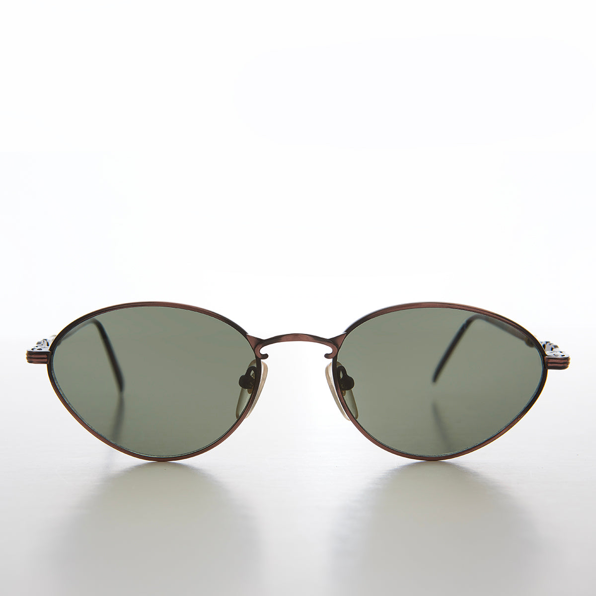 Simple Oval Minimal Vintage Sunglasses - Torres-5