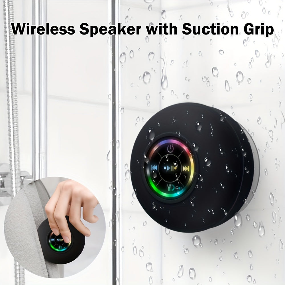 Portable Waterproof Wireless Speaker with Suction Cup-2